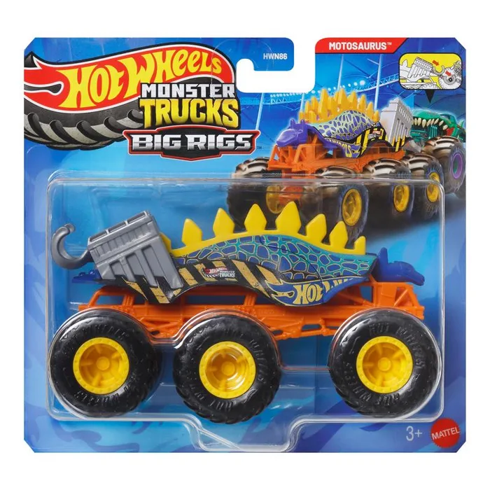 Hot Wheels Monster Big Rigs Truck Assorted (Pack of 4)