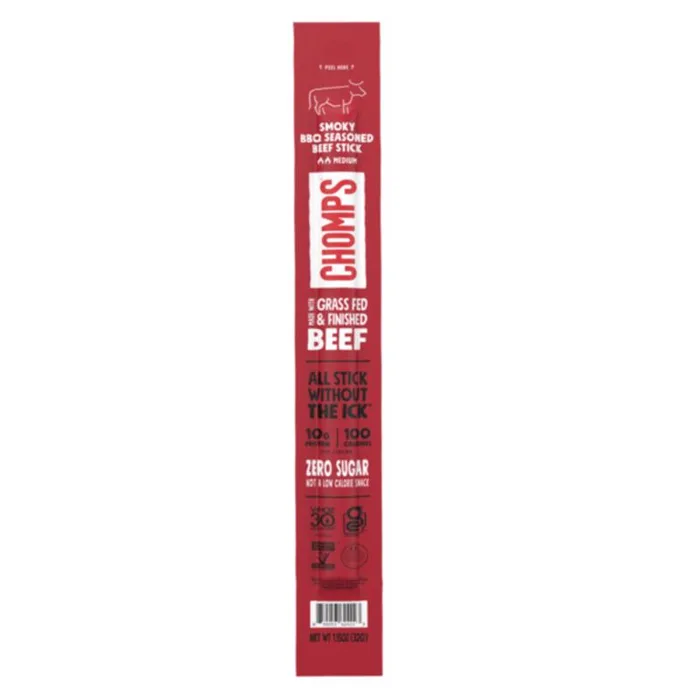 Chomps Meat Sticks 1.15 oz Pegged (Pack of 24)