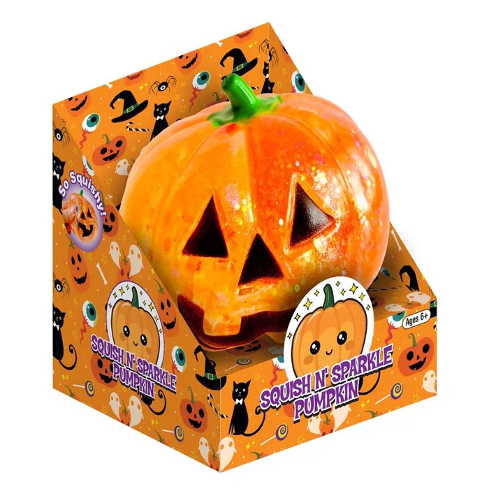 Zorbitz Sparkle Pumpkin Halloween Decor (Pack of 12)