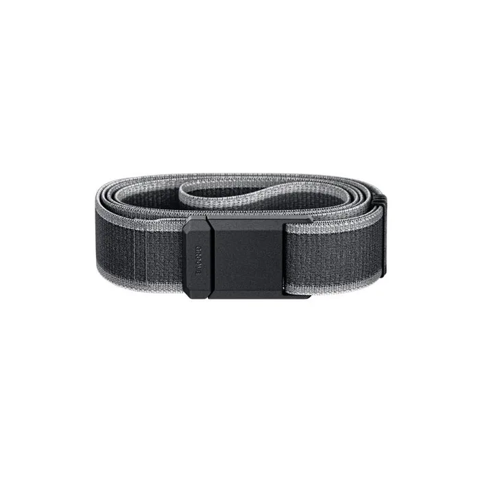 Groove Life Polyester Flex Belt OSFM in. W Deep Stone Grey