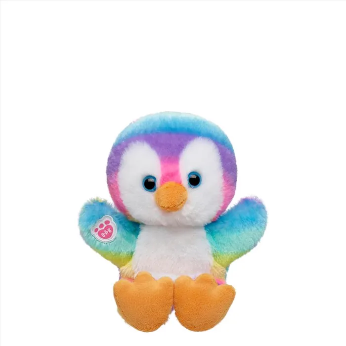 Build-A-Bear Mini Beans Rainbow Penguin Plush Toy (Pack of 10)