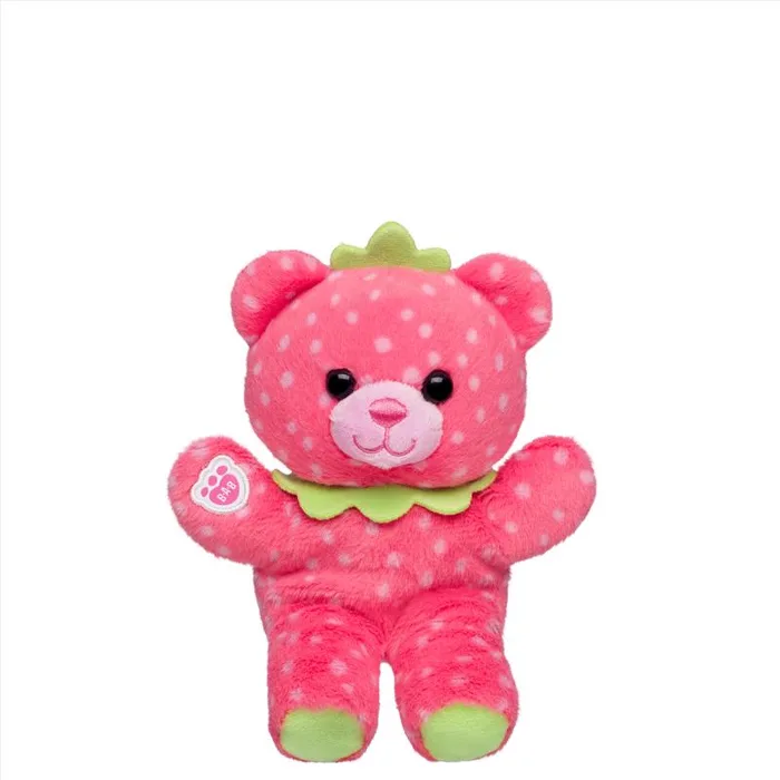 Build-A-Bear Mini Beans Strawberry Bear Plush Toy (Pack of 10)
