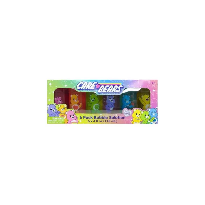 Sunny Days Care Bears Bubble Solution Set 6 pc
