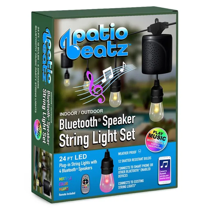 Patio Beatz Multicolored Plug In 18 W LED Rope Light with Remote 1 pk