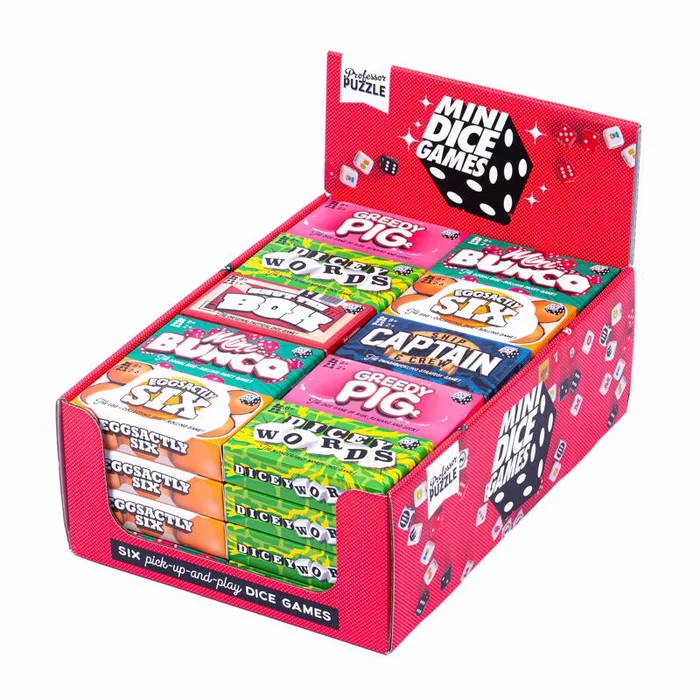 Professor Puzzle Mini Dice Game (Pack of 40)
