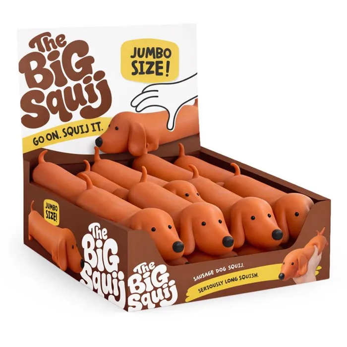 Keycraft Big Squij Dachshund Squishy Toy (Pack of 6)