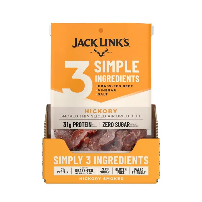 Jack Link's Hickory Beef Jerky 2 oz Bagged (Pack of 8)