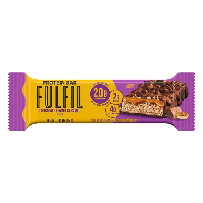 Fulfil Choc PB Caramel Protein Bar 1.94 oz Boxed (Pack of 12)