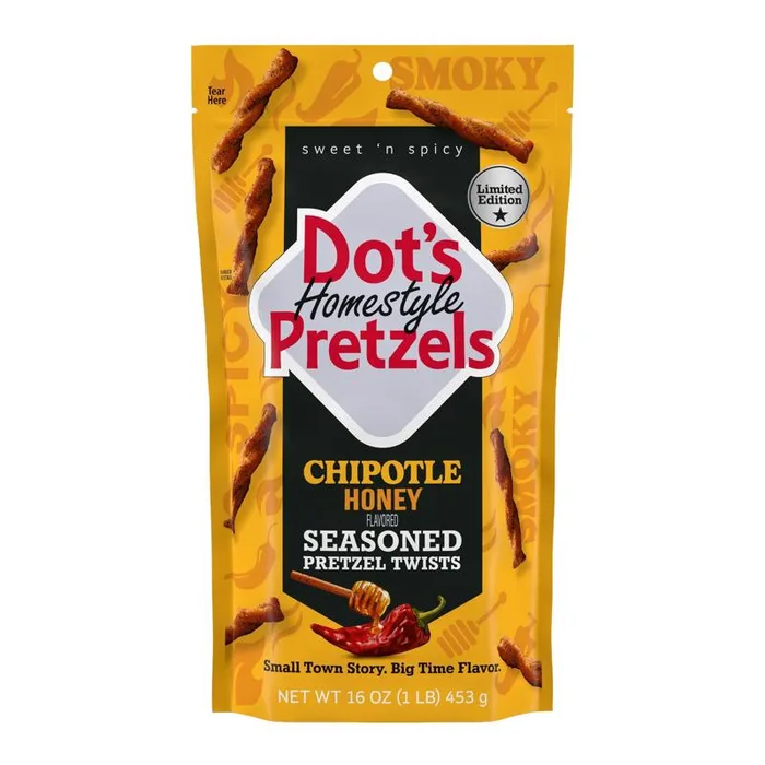 Dot's Chipotle Honey Pretzels 16 oz Bagged