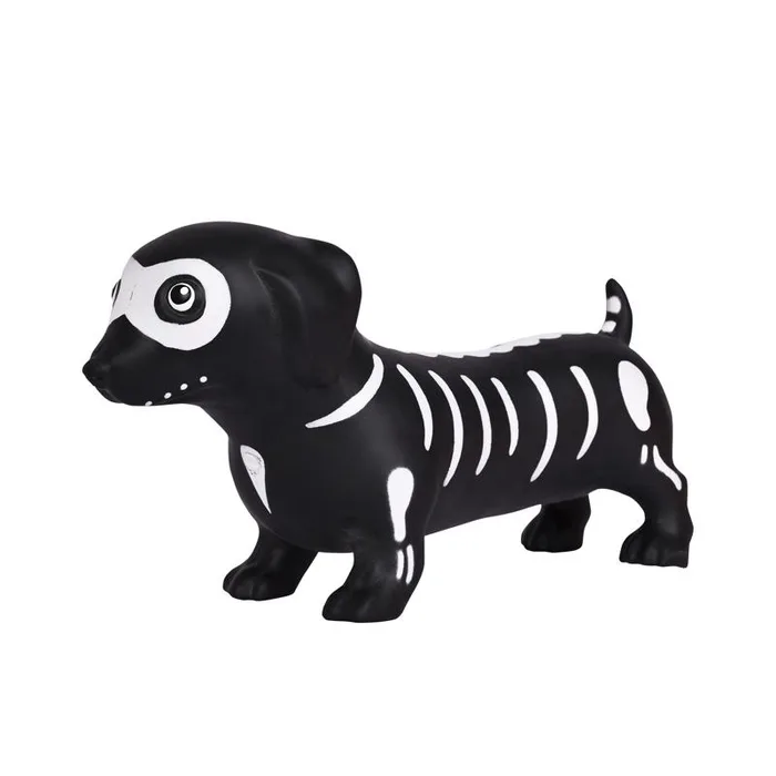 Sunny Days Weenie Dog Skeleton Squishy Toy 1 pc (Pack of 8)