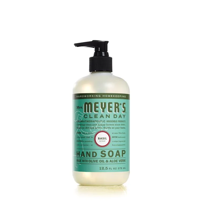 Mrs. Meyer's Clean Day Basil Scent Liquid Hand Soap 12.5 oz (Pack of 6)