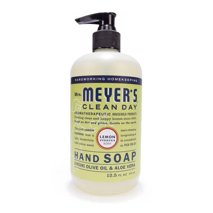 Mrs. Meyer's Clean Day Lemon Verbena Scent Liquid Hand Soap 12.5 oz (Pack of 6)