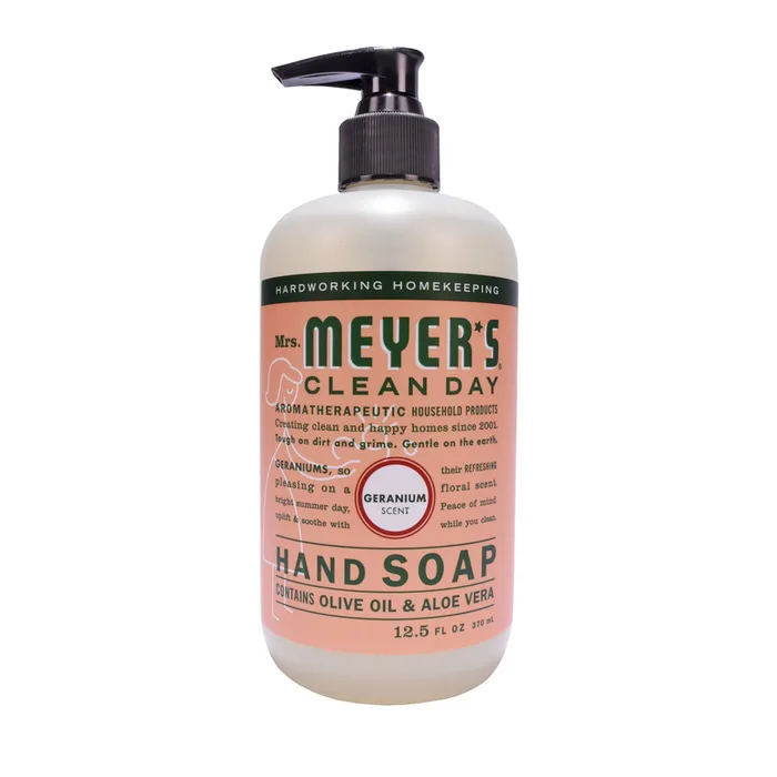 Mrs. Meyer's Clean Day Geranium Scent Liquid Hand Soap 12.5 oz (Pack of 6)