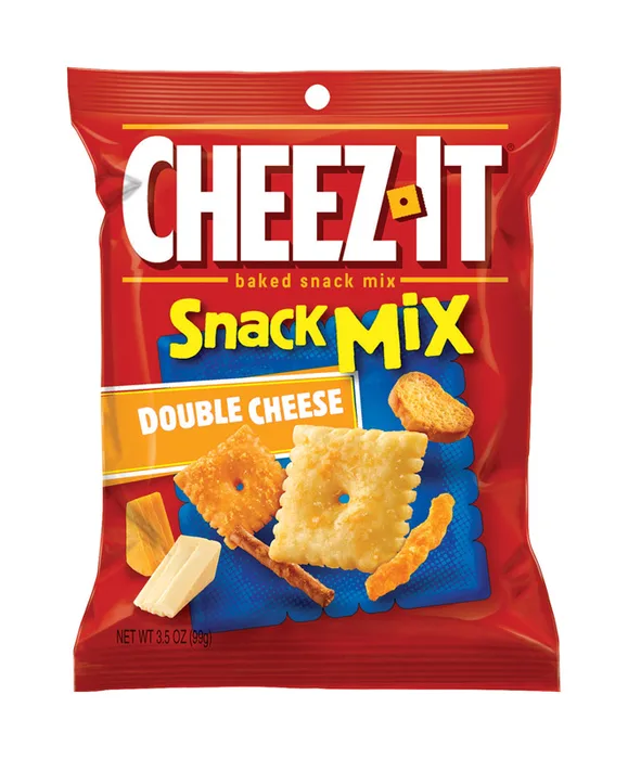 Cheez-It Double Cheese Snack Mix 3.5 oz Bagged (Pack of 6)