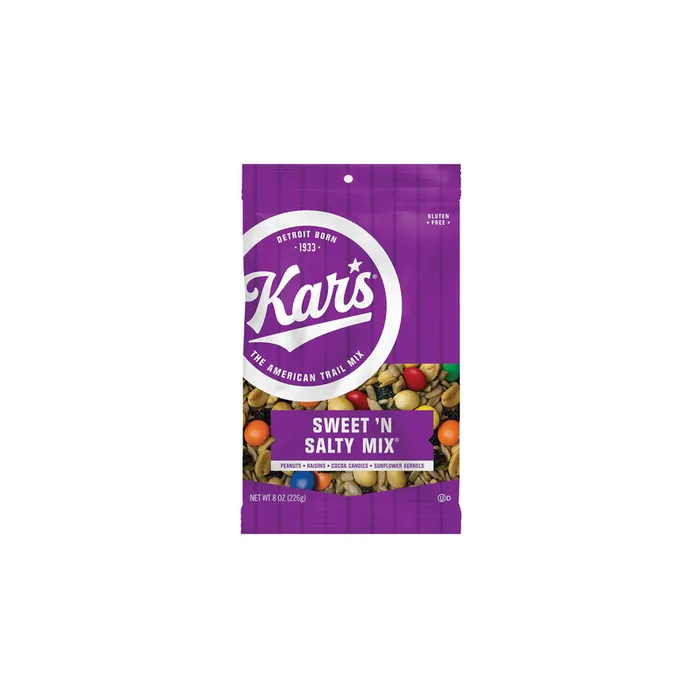 Kar's Sweet n Salty Mix Trail Mix 8 oz Bagged (Pack of 12)