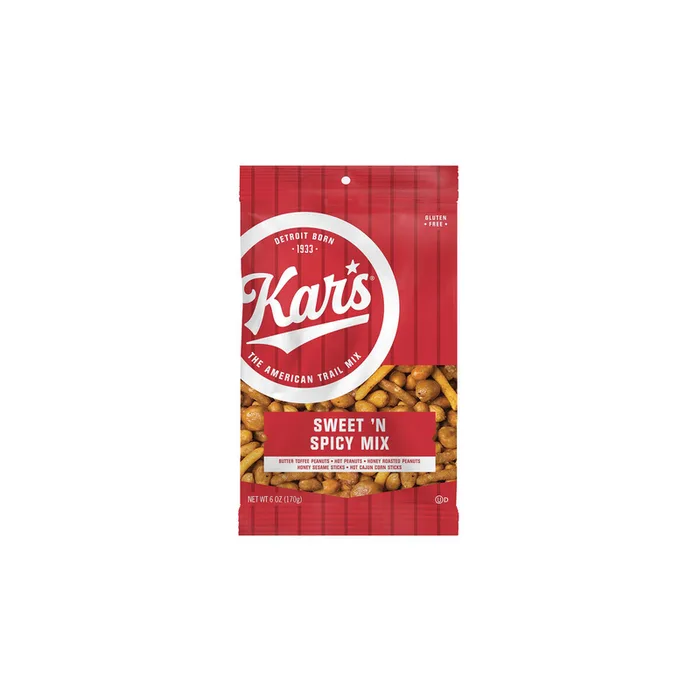 Kar's Fresh Harvest Sweet n Spicy mix Snack Mix 6 oz Bagged (Pack of 12)