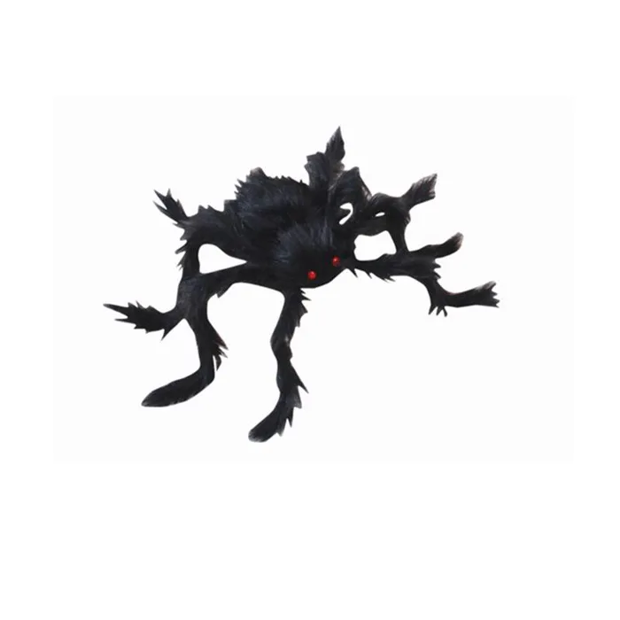 Fun World 30 in. Hairy Spider Assorted Colors Halloween Decor