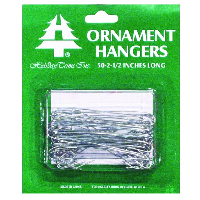 Holiday Trims 2-1/2 in. Ornament Hooks 50 pk (Pack of 72)