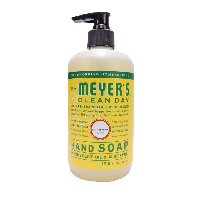 Mrs. Meyer's Clean Day Honeysuckle Scent Liquid Hand Soap 12.5 oz (Pack of 6)