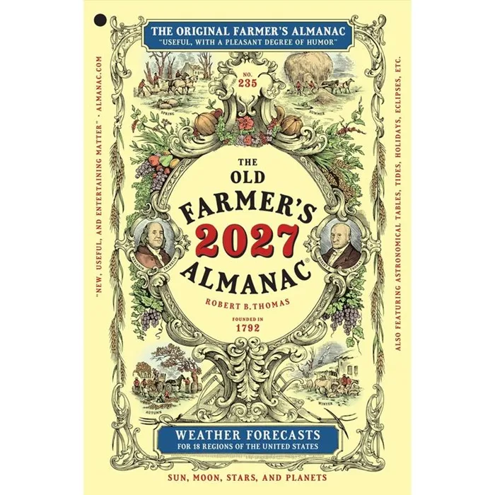 The Old Farmer's Almanac Yankee Publishing 2027 Almanac Reference Book (Pack of 24)
