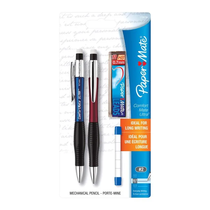 Paper Mate Comfort Mate Ultra #2HB 0.7 mm Mechanical Pencil 2 pk (Pack of 6)