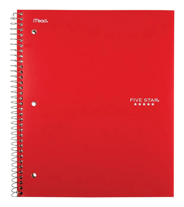 Mead 8-1/2 in. W X 11 in. L College Ruled Spiral Assorted Notebook (Pack of 12)