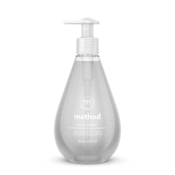 Method Sweet Water Scent Gel Hand Wash 12 oz (Pack of 6)