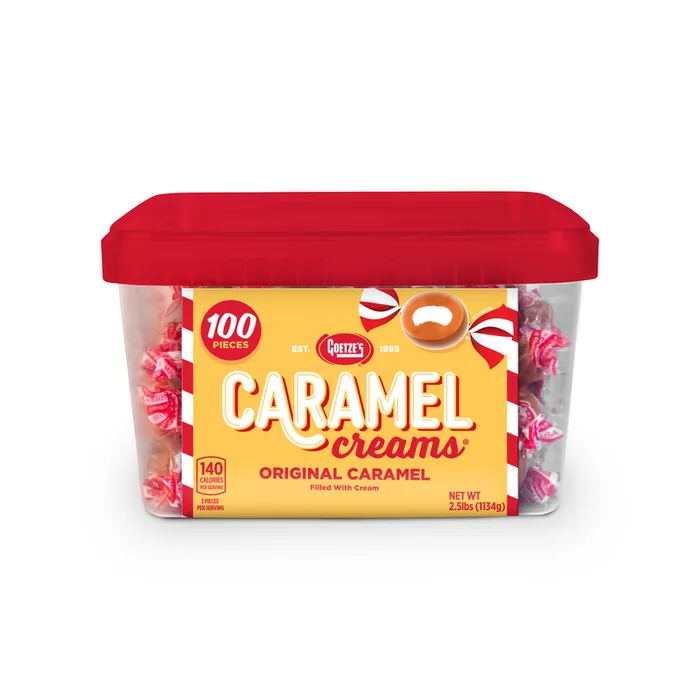 Goetze's Candy Caramel Creams Vanilla Caramel 40 oz