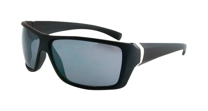 Piranha Urban Sunglasses Unisex Black Frame Gray Lens (Pack of 6)