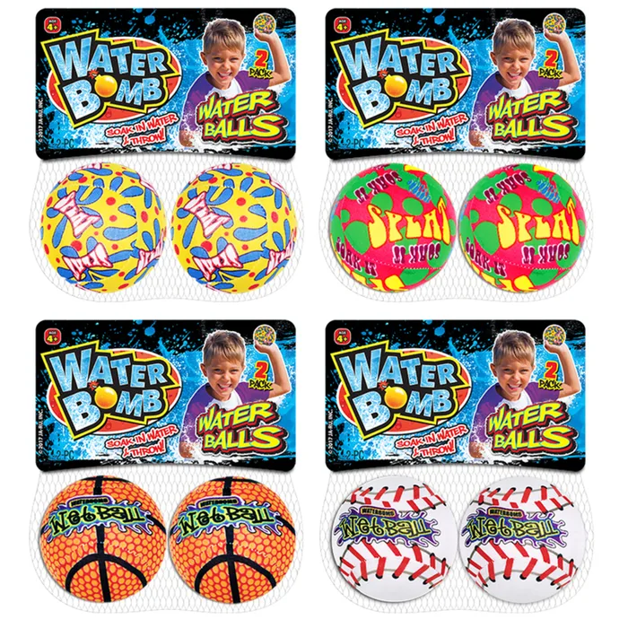 Ja-Ru Water Bomb Outdoor Water Toys Water Balls Foam 1 pk (Pack of 24)