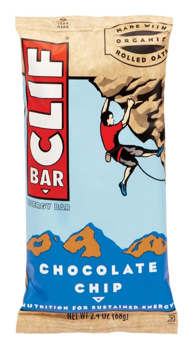 Clif Bar Chocolate Chip Energy Bar 2.4 oz Packet (Pack of 12)