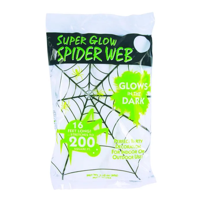 Fun World 11 in. Spider Web Halloween Decor