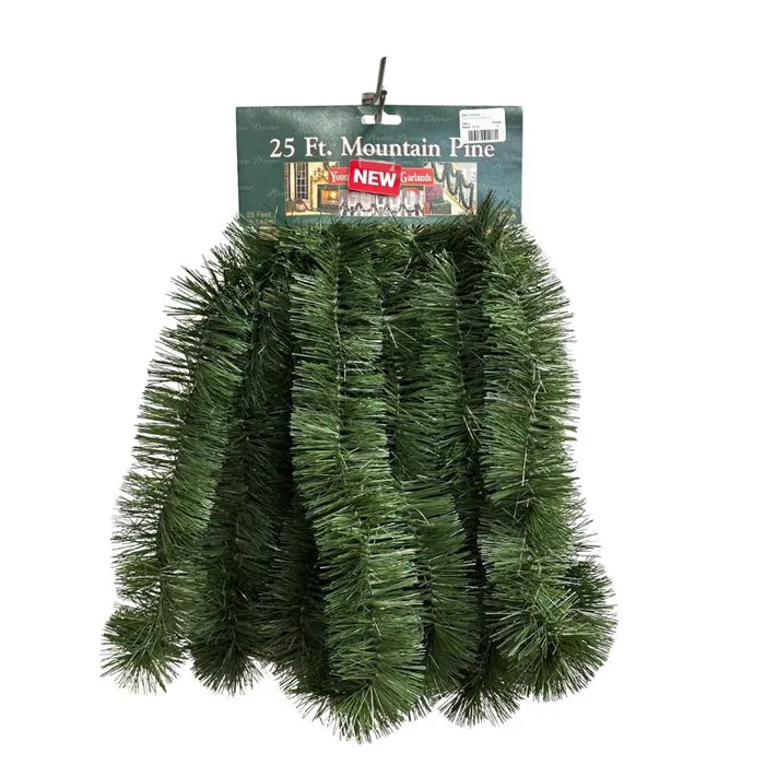 FC Young 25 ft. L Mountain Pine Christmas Garland (Pack of 6)