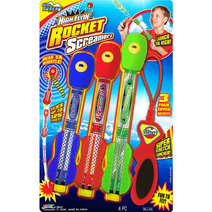 Ja-Ru Big Sky Rocket Screamerz 4 pc (Pack of 12)