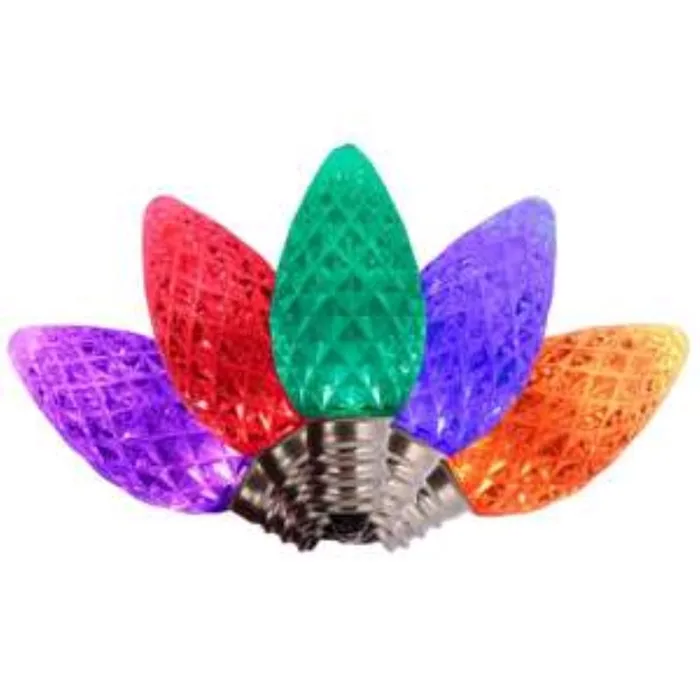 Holiday Bright Lights LED C7 Multicolored 25 ct Replacement Christmas Light Bulbs