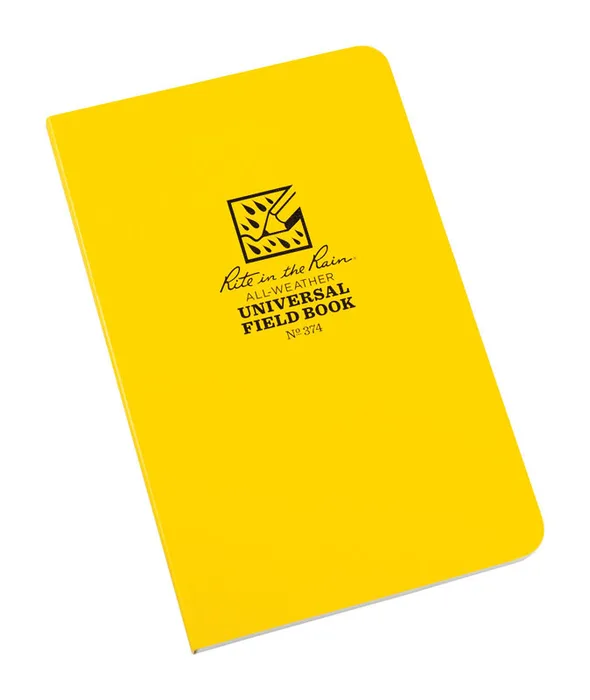 Rite in the Rain 4-5/8 in. W X 7-1/4 in. L Perfect Bound Yellow All-Weather Field Book (Pack of 6)
