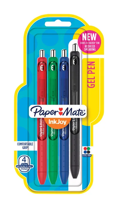 Paper Mate Ink Joy Assorted Retractable Gel Pen 4 pk (Pack of 6)