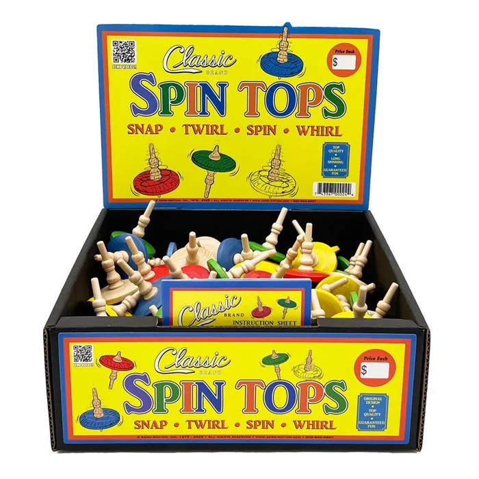 Aero-Motion Spin Top Assorted 1 pc (Pack of 72)