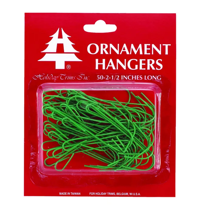 Holiday Trims 2-1/5 in. Ornament Hooks 50 pk (Pack of 72)
