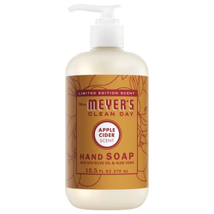 Mrs. Meyer's Clean Day Apple Cider Scent Liquid Hand Soap 12.5 oz (Pack of 6)