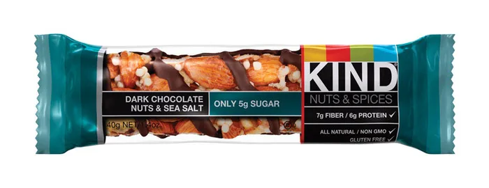KIND Dark Chocolate/Nuts/Sea Salt Candy Bar 1.4 oz (Pack of 12)
