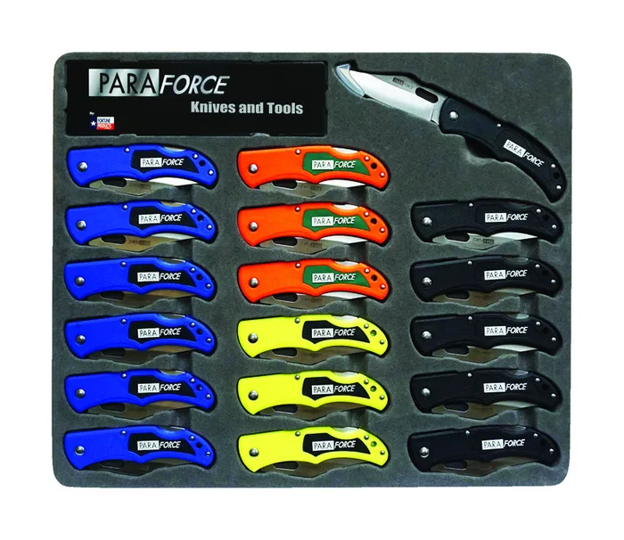 AccuSharp PARAFORCE Assorted 420 Steel > 6 in. Folding Knife (Pack of 18)