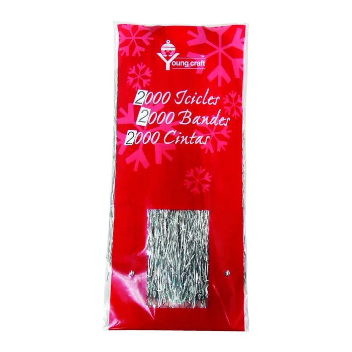 FC Young Silver Icicles 10 in. (Pack of 72)