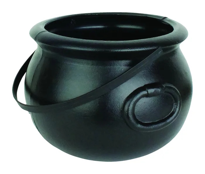Union Products 8 in. Cauldron with Handle Halloween Decor (Pack of 12)