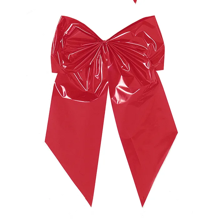 Holiday Trims Red 2 Loop Christmas Bow 24 in. (Pack of 12)