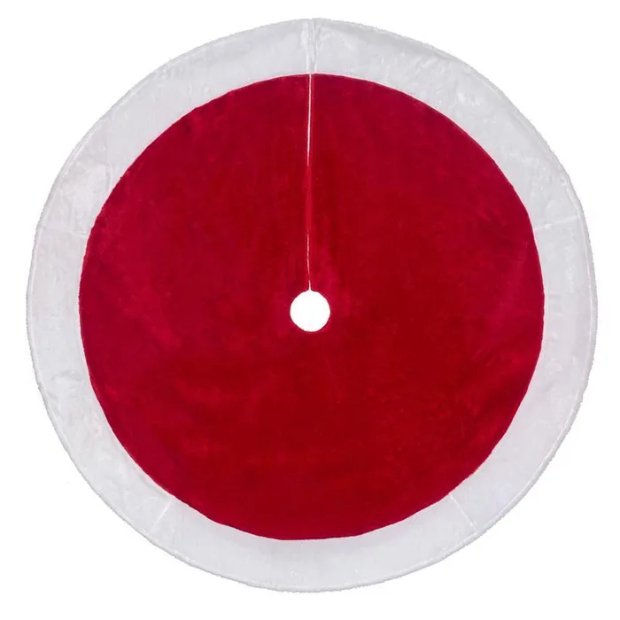 Dyno Red/White Tree Skirt 0.5 in. (Pack of 6)